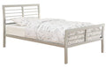 Silver Metal Bed (Full) S683