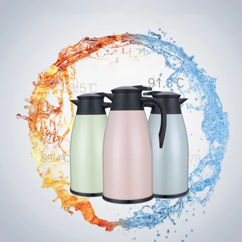 Stainless Steel Insulation Bottle Double Walled Flask 2L N61644