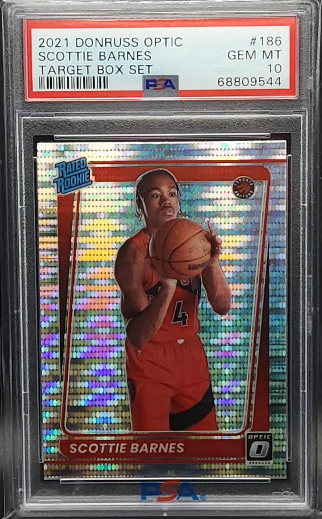 2021 Donruss Optic Pulsar Prizm Rookie Card #186 PSA 10 U313