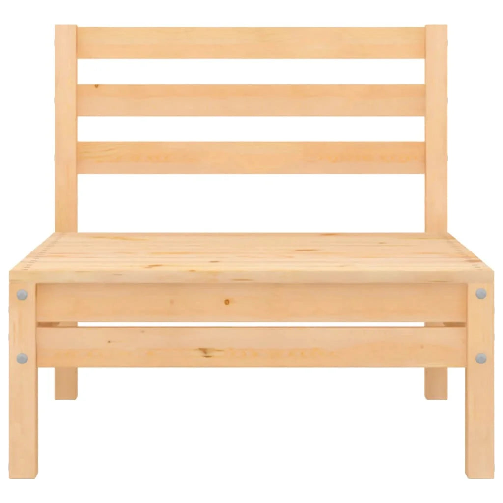 Patio Middle Sofa Solid Pinewood H456