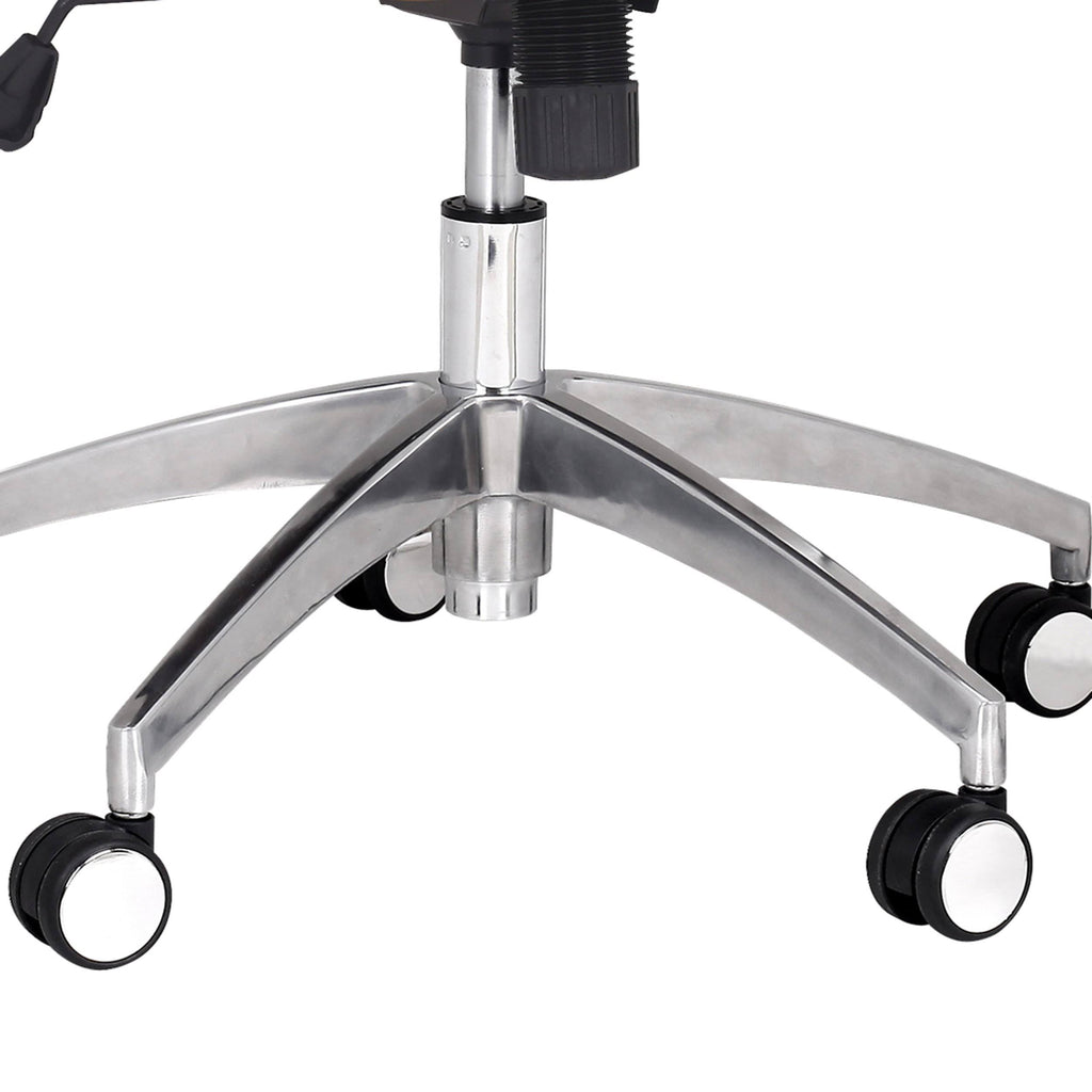 Walnut/Black Swivel Office Chair I5481