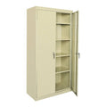 Storage Cabinet with Swing Handle, Putty - 36 x 24 x 78 in. T942
