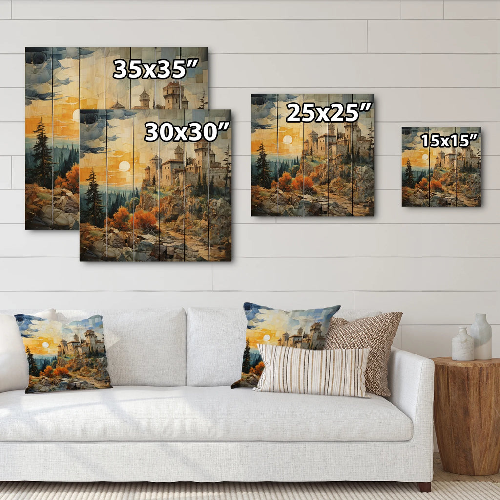 Natural Pine Wood Landscapes Print H828160
