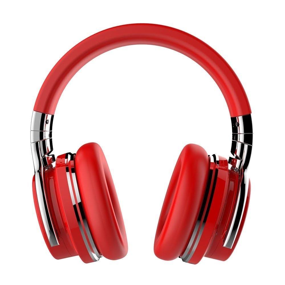 Red Active Noise Cancelling Wireless Bluetooth Headphones E96190