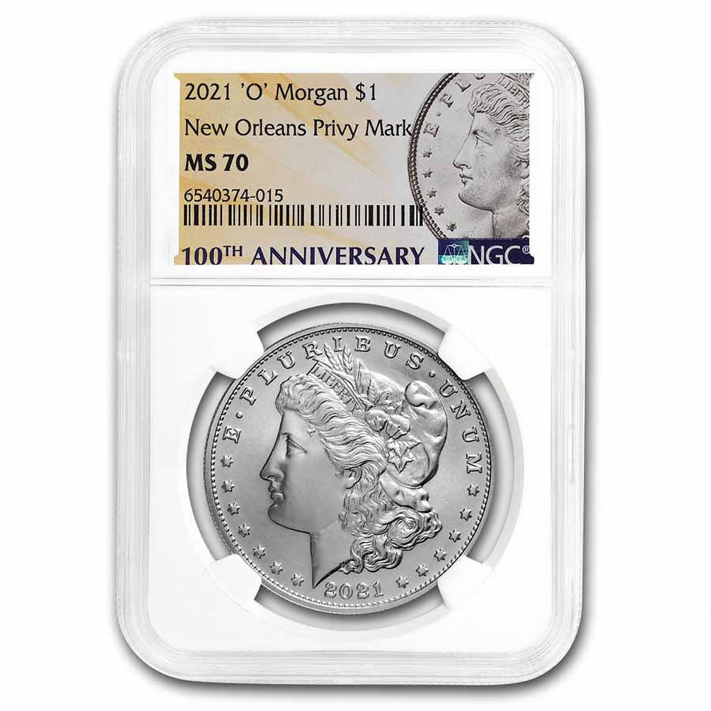 Silver Morgan Dollar MS-70 NGC Z95104