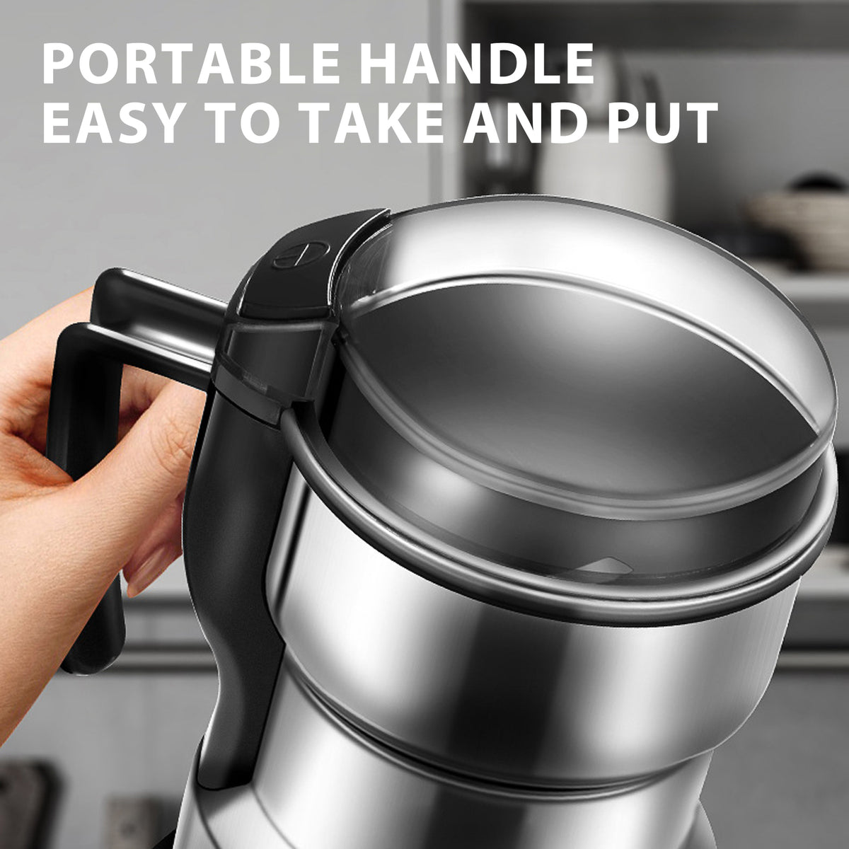 Stainless Steel Electric Coffee Grinder 200W B33596