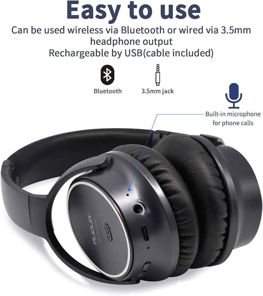 Wireless Active Noise Cancelling Bluetooth Headphones I887472