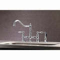 Polished Chrome Kitchen Faucet with Side Sprayer V893650
