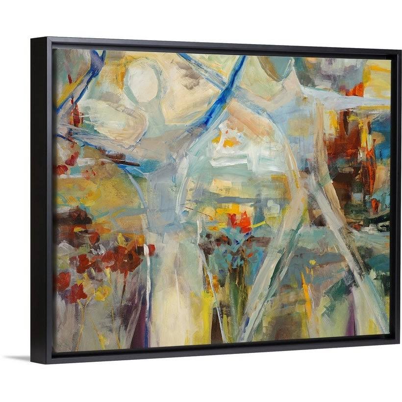 Black Float Frame Canvas Art - 30 x 24 T24280