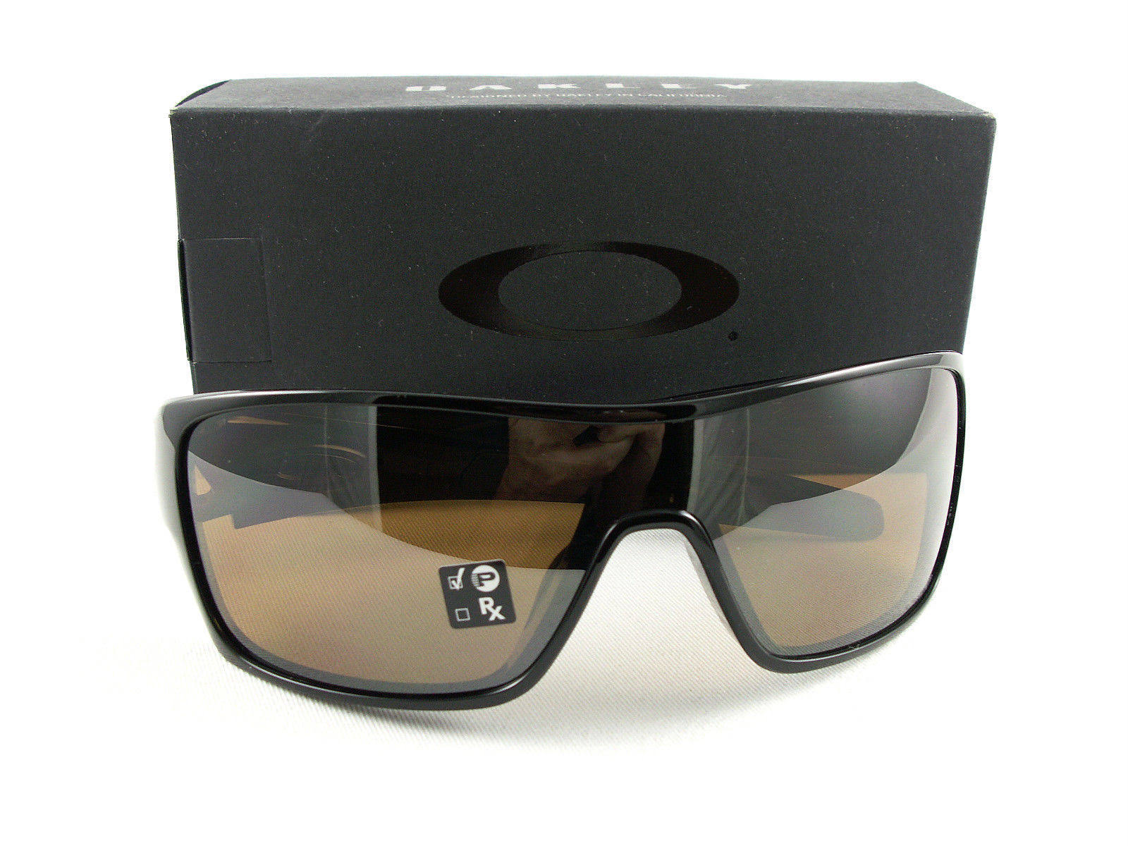 Polished Black Tungsten Iridium Polarized Sunglasses R3347
