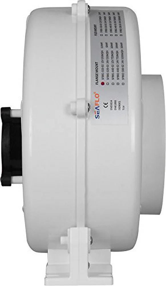 Bilge Air Blower 320CFM Marine 12V 4" E5088