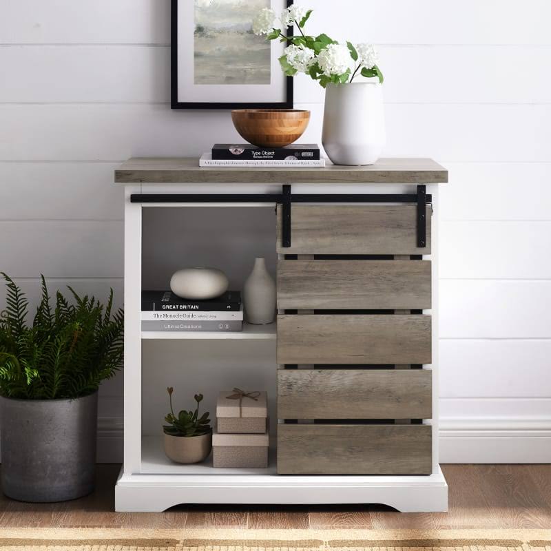 4 Shelf Laminate Accent Cabinet L67367