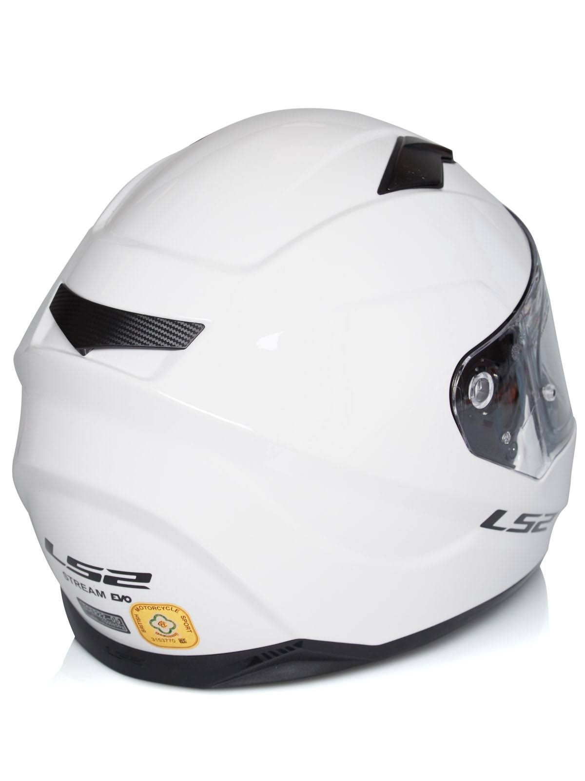 Solid White Motorcycle Helmet M16523