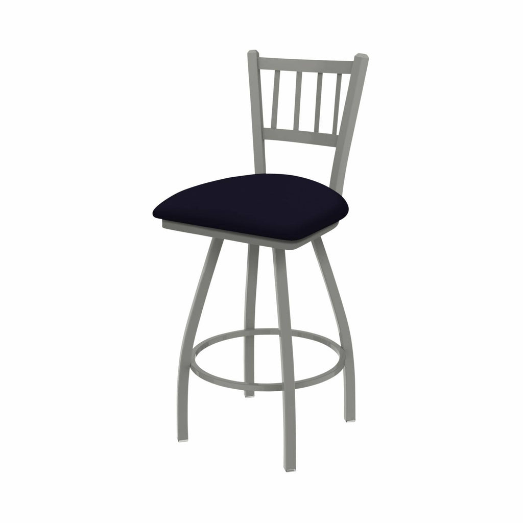 Swivel Counter Stool with Anodized Nickel Finish Q1532