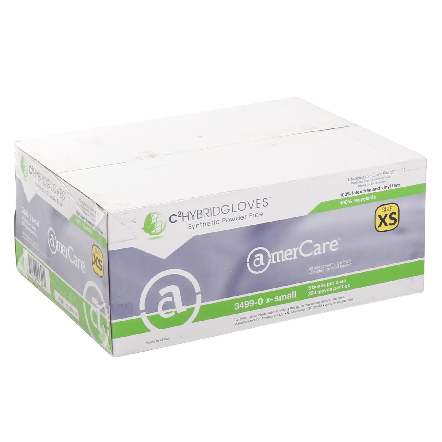 XX-Large Powder Free Hybrid Gloves, Case of 900 L925534