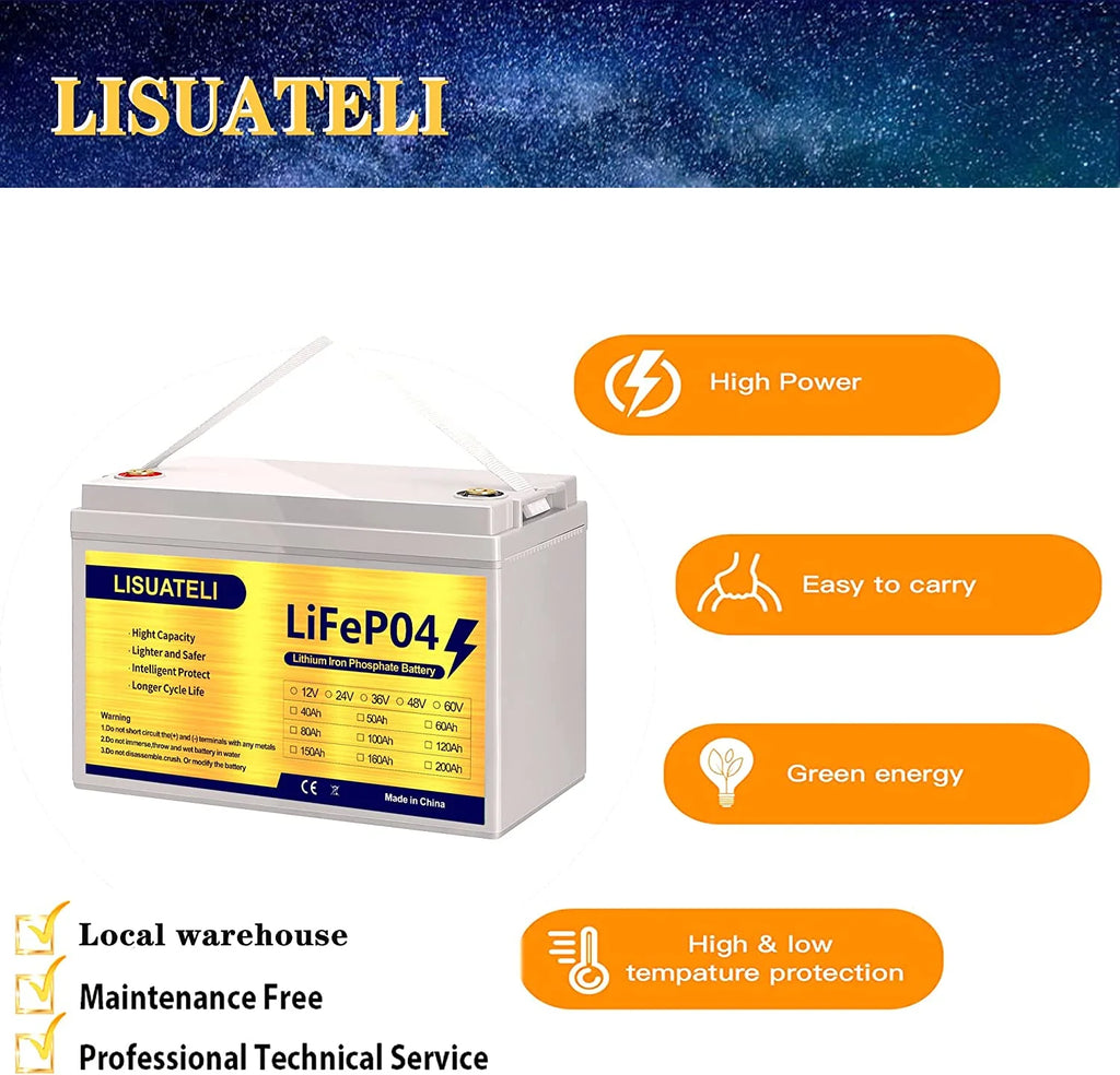 12V 100Ah Lifepo4 Lithium Battery G995380