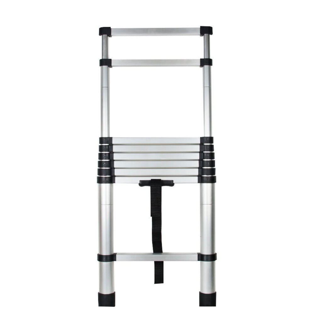 8.5FT Telescopic Aluminum Ladder with Button Retraction L771