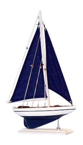 Blue 17 inch Sailboat P7542