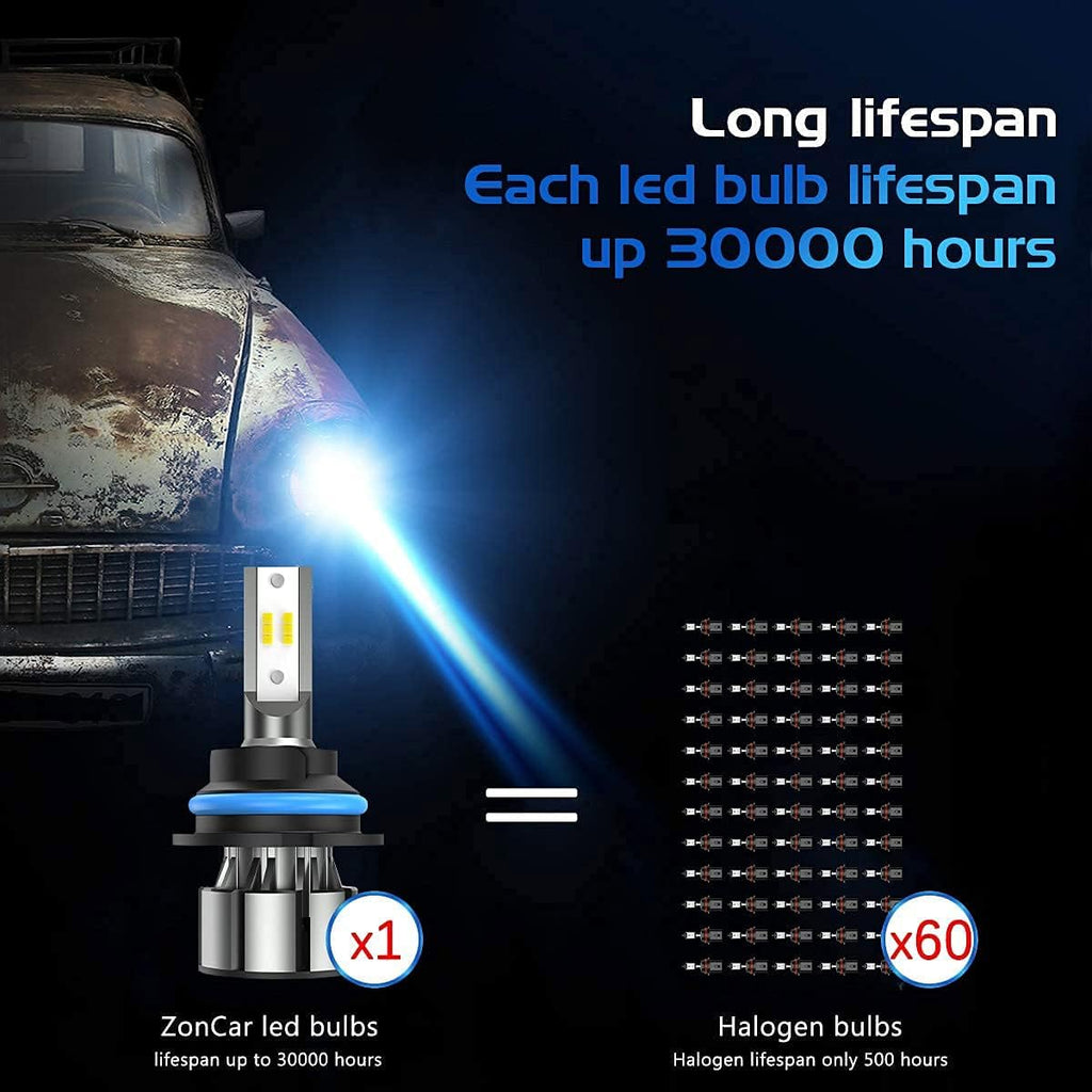 Pack of 2 6500K LED Bulbs R970