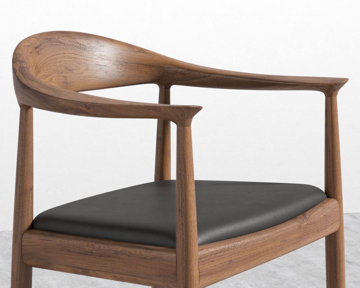 Monaco Black Round Chair A278530
