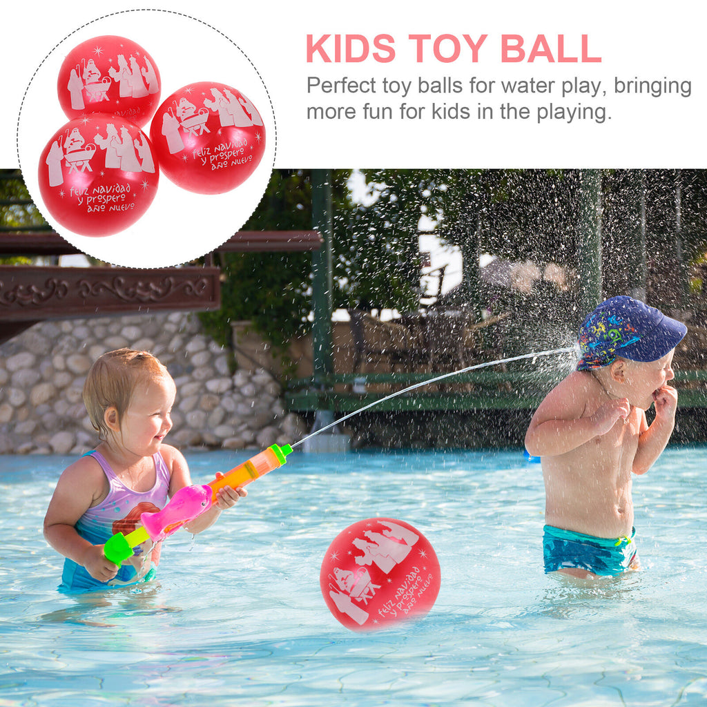 3 Pcs Thicken Rubber Bouncy Jumping Balls S695