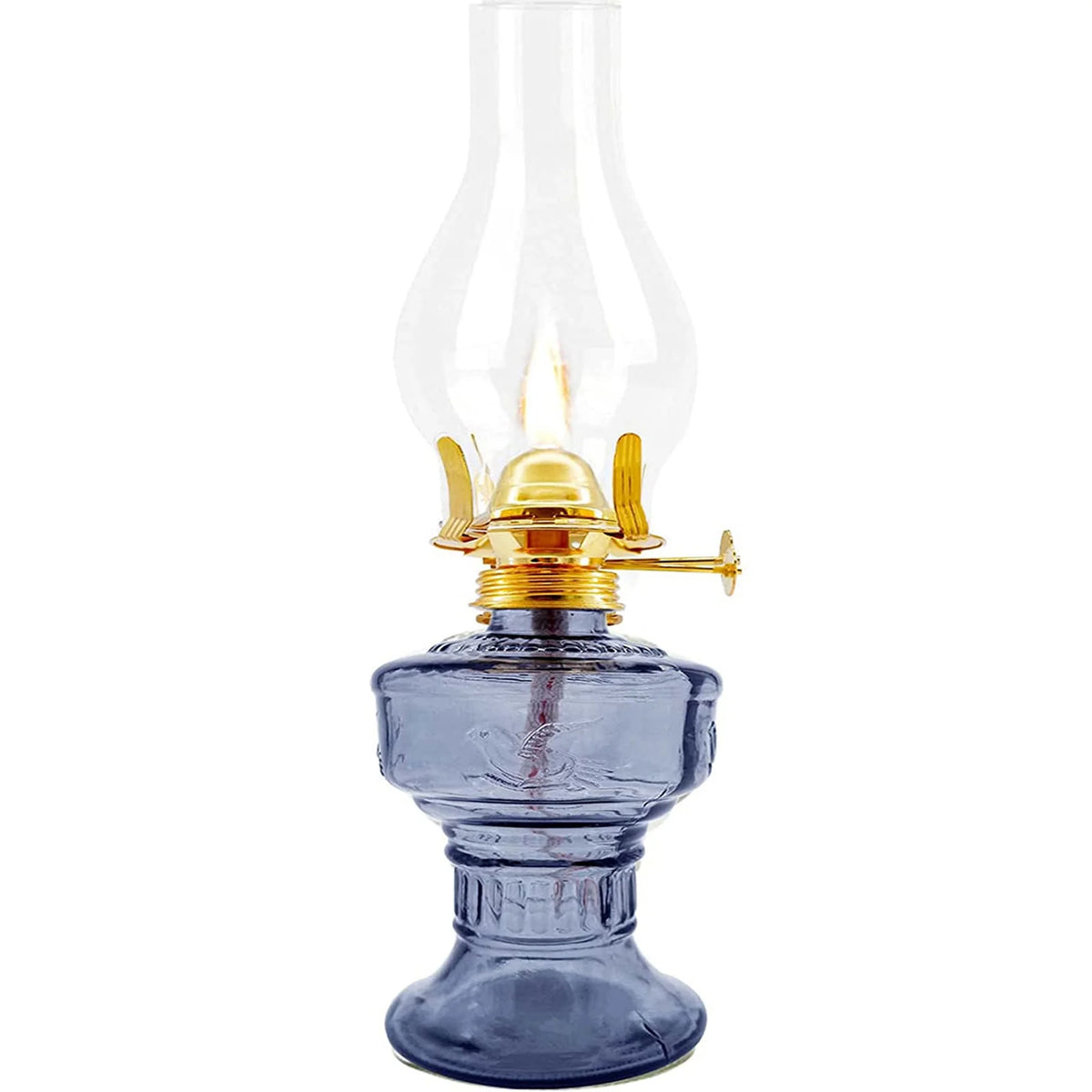 Retro Kerosene Oil Lamp with Clear Glass Shade S877