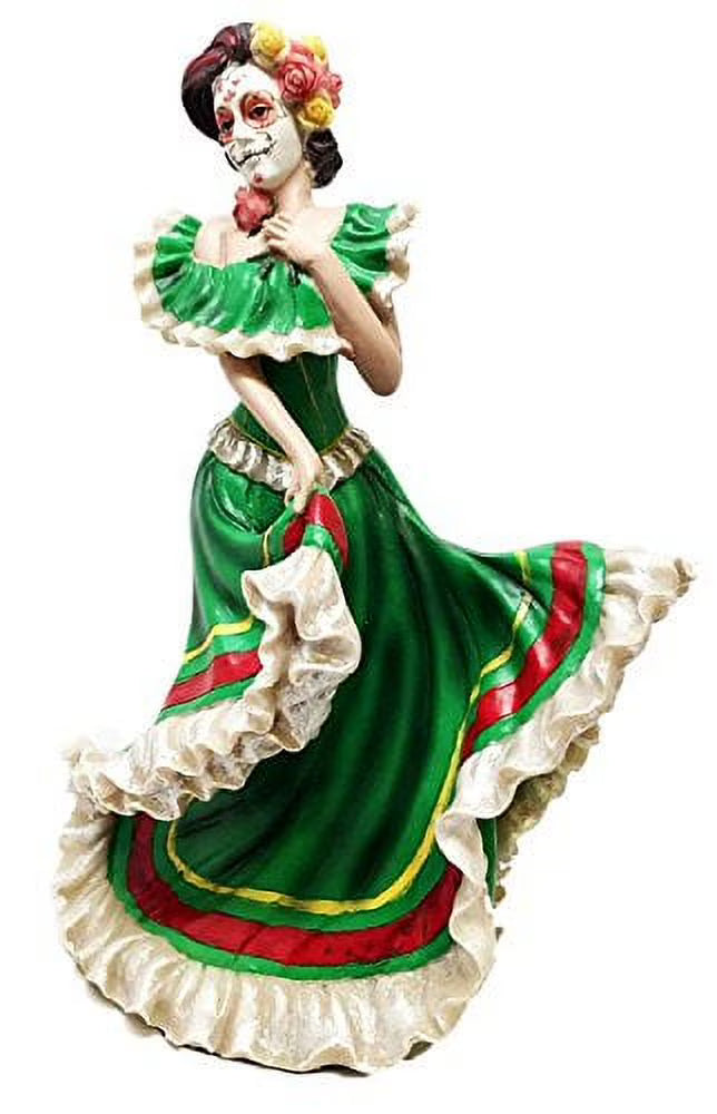 Sugar Skull Mexico Dancer Figurine A138