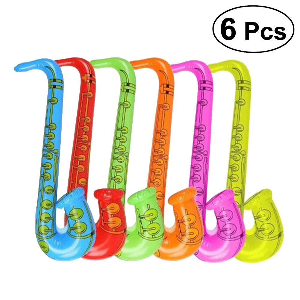Inflatable Musical Instruments Sax Toy (Random Color) X313