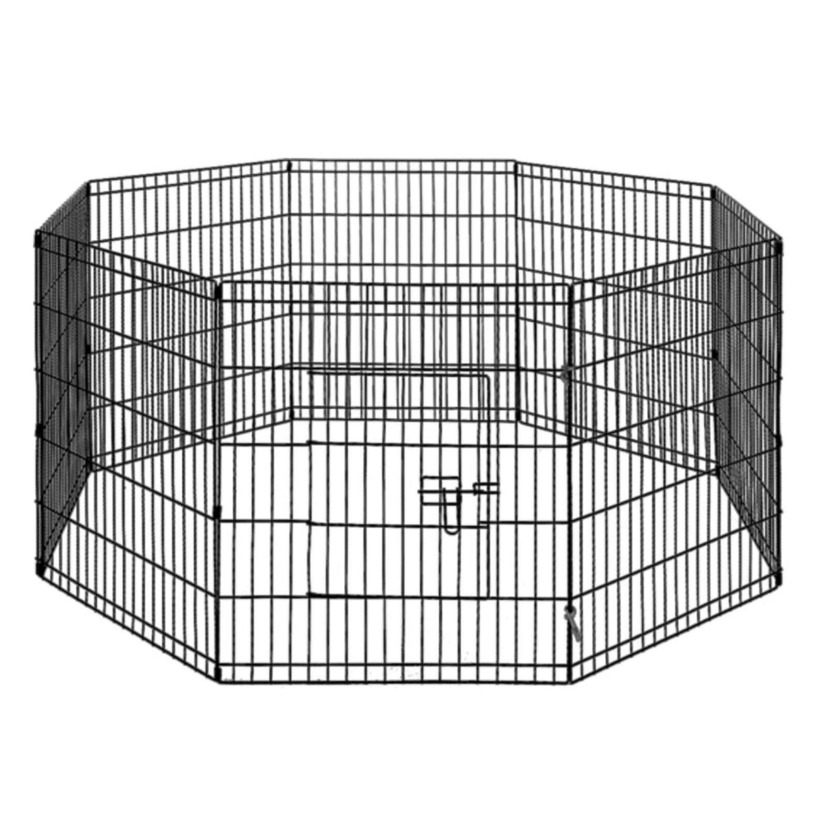 8 Panel Pet Dog Playpen Exercise Cage Enclosure Q222685