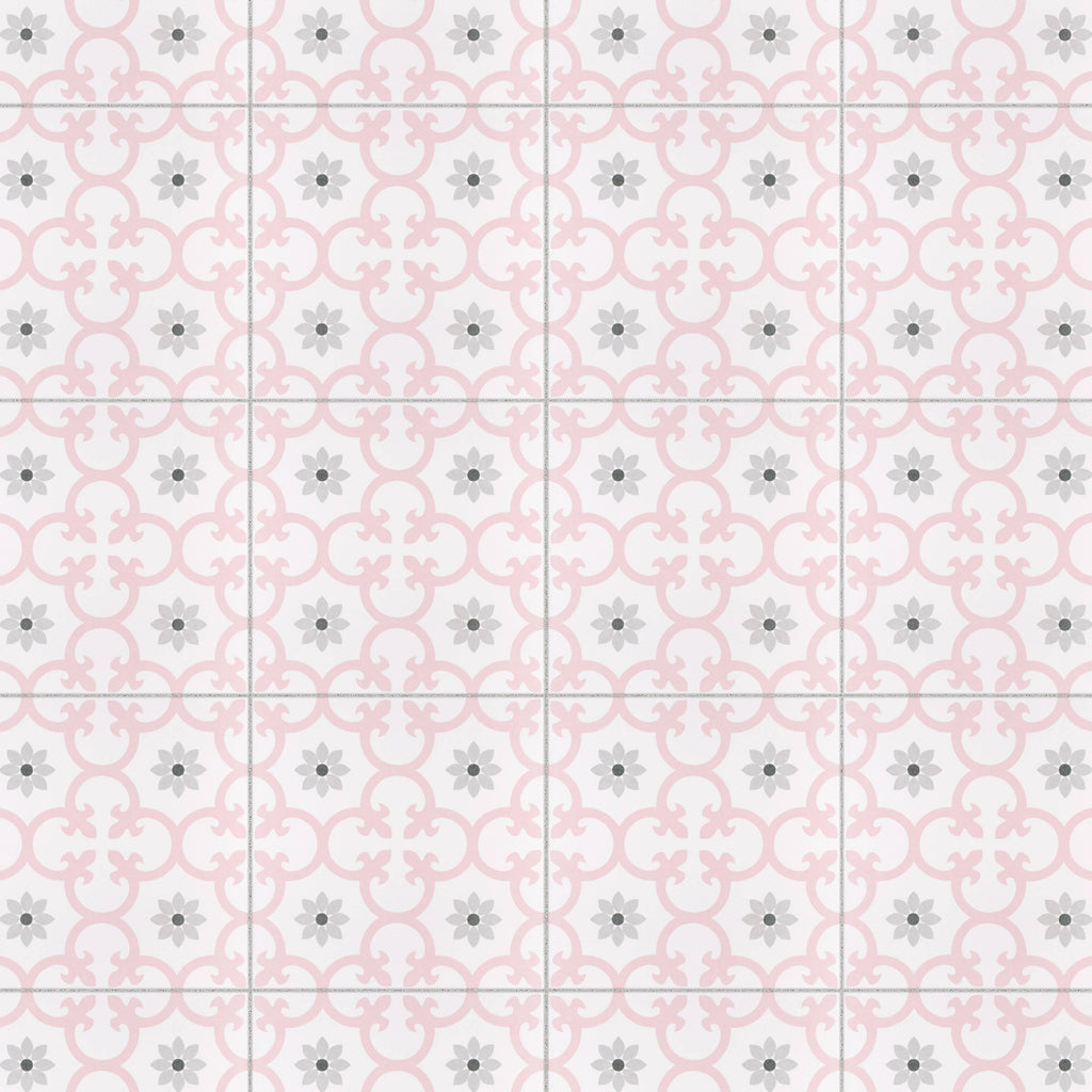 10x22 Square Encaustic Floor and Wall Tile Q638