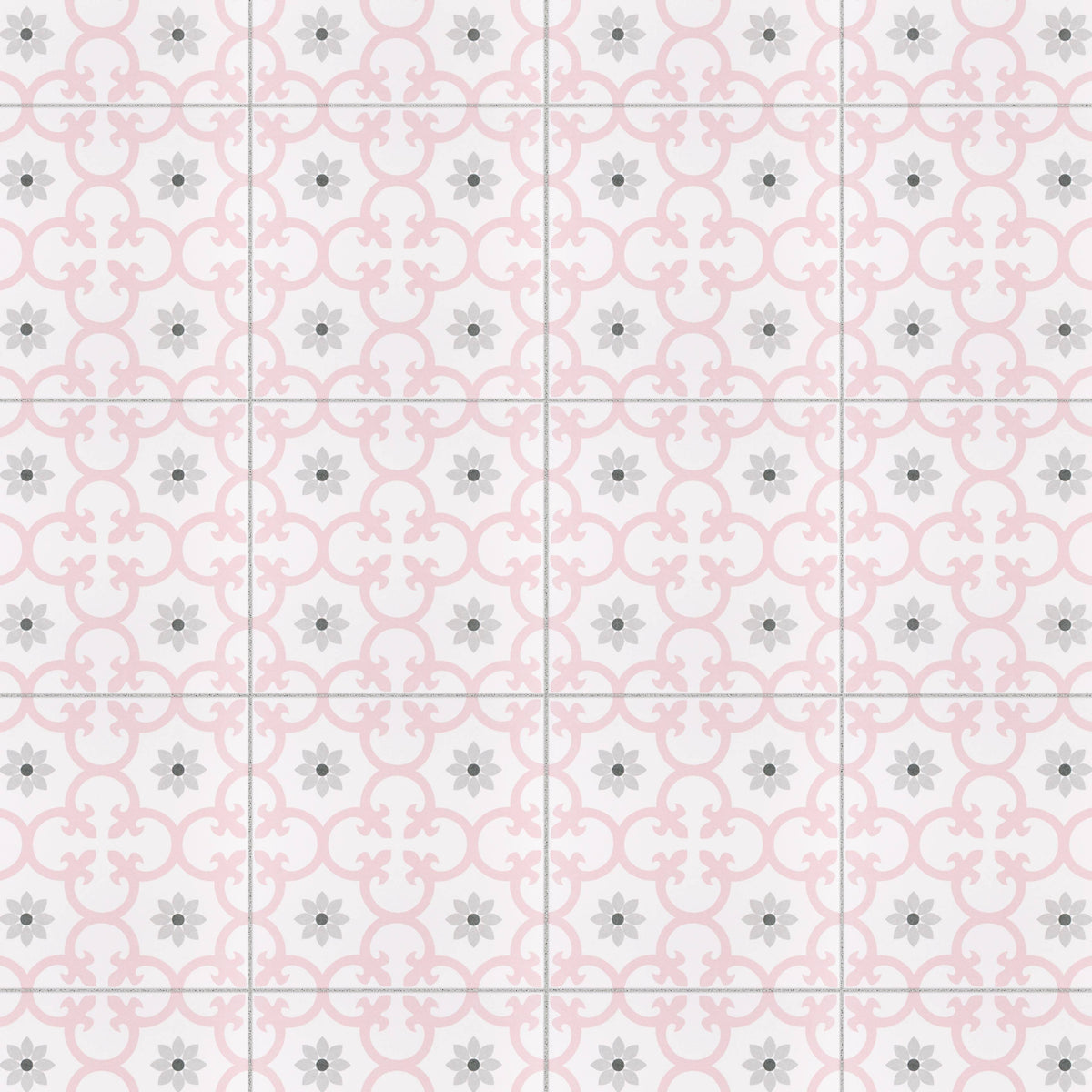 10x22 Square Encaustic Floor and Wall Tile Q638