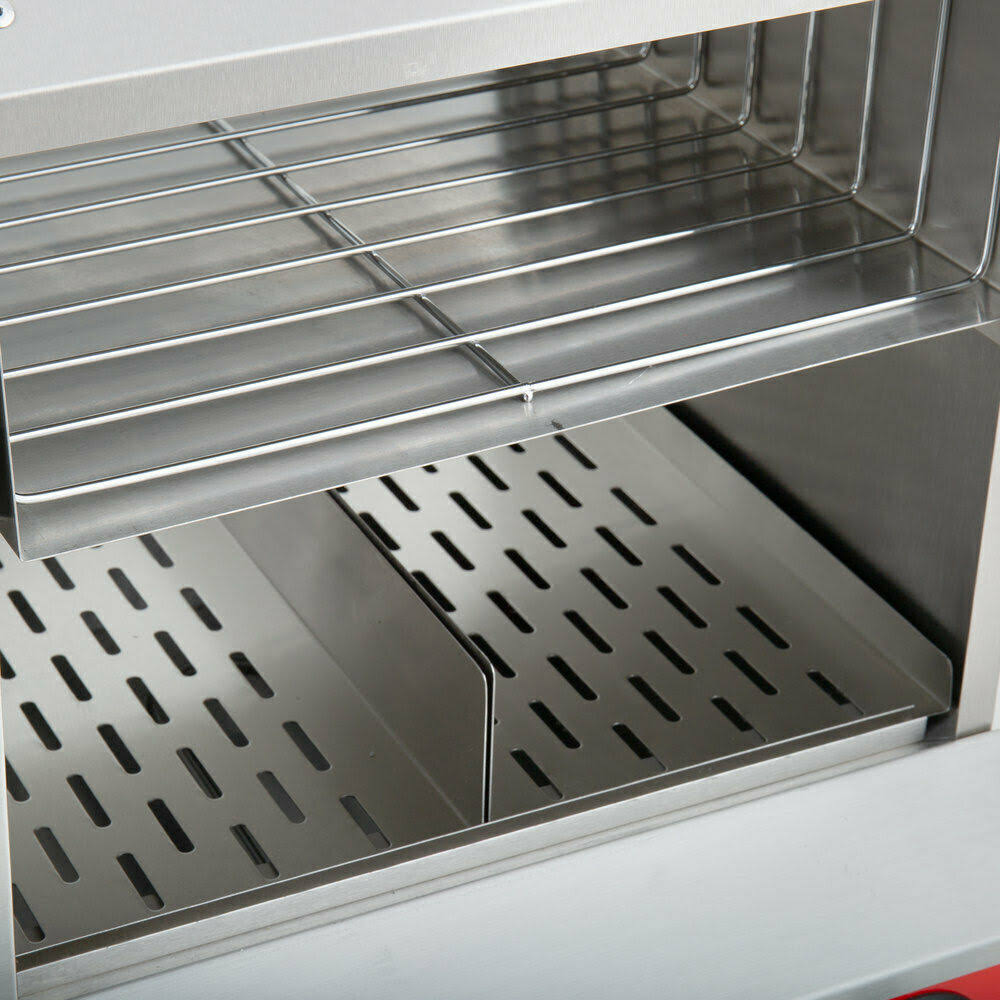 40 Bun Hot Dog Steamer Commercial Warmer Stand 120V S357075