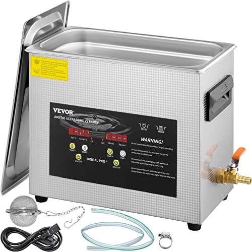 6L Ultrasonic Cleaner with Heater Timer E9717
