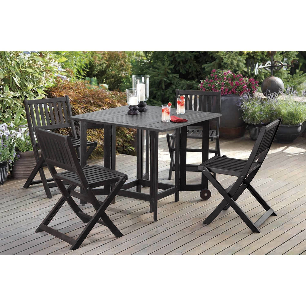 4pk Black Folding Chairs I8578