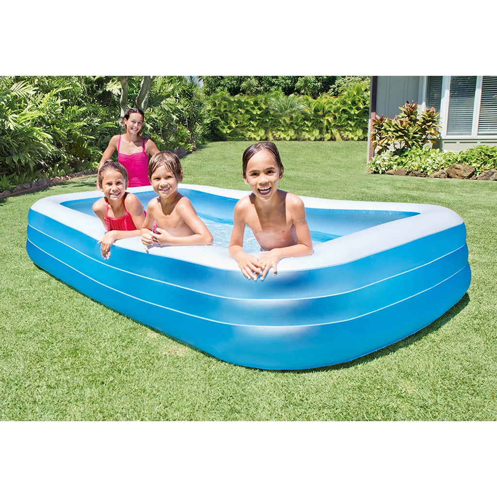 Rectangular Inflatable Swimming Pool, 2 Pack O418310
