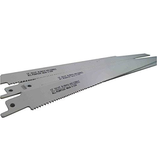 12 x 3/4 x .035-Inch Bi-Metal Reciprocating Saw Blades, 10/14 Teeth per inch V581630