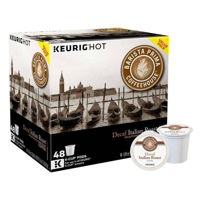 Italian Roast Decaf Coffee Keurig K-Cup Pods 48-Count C6151