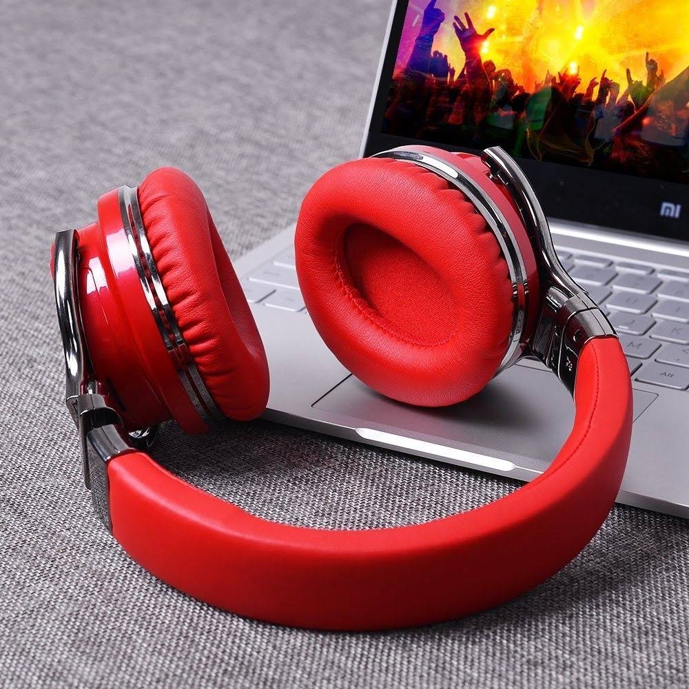 Red Active Noise Cancelling Wireless Bluetooth Headphones E96190