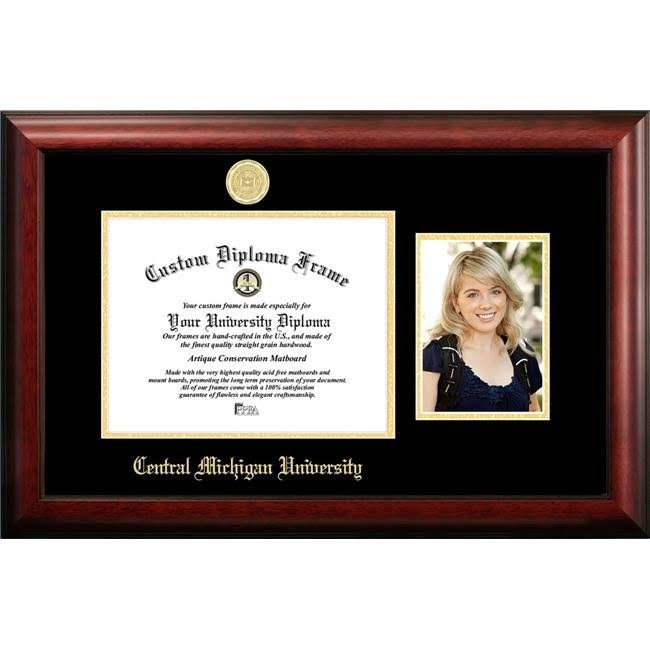 Gold Embossed Diploma Frame with 5 X7 Portrait Y2644