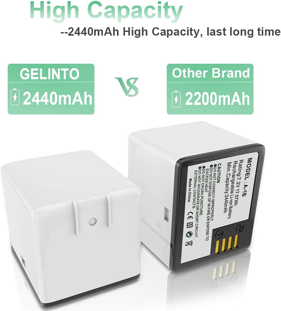 2-Pack Rechargeable Battery and Dual Battery Charge Station for Arlo Pro Surveillance Camera O4947
