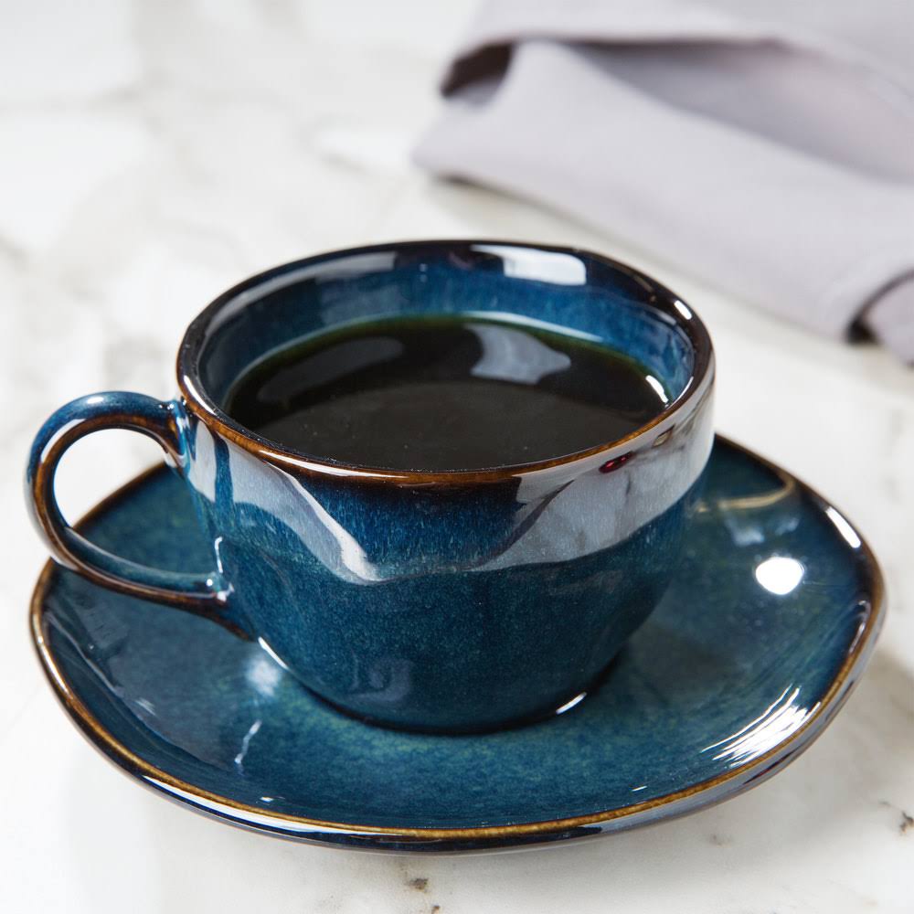 Vitrified China Saucer Night Sky 6.375 in. T62244