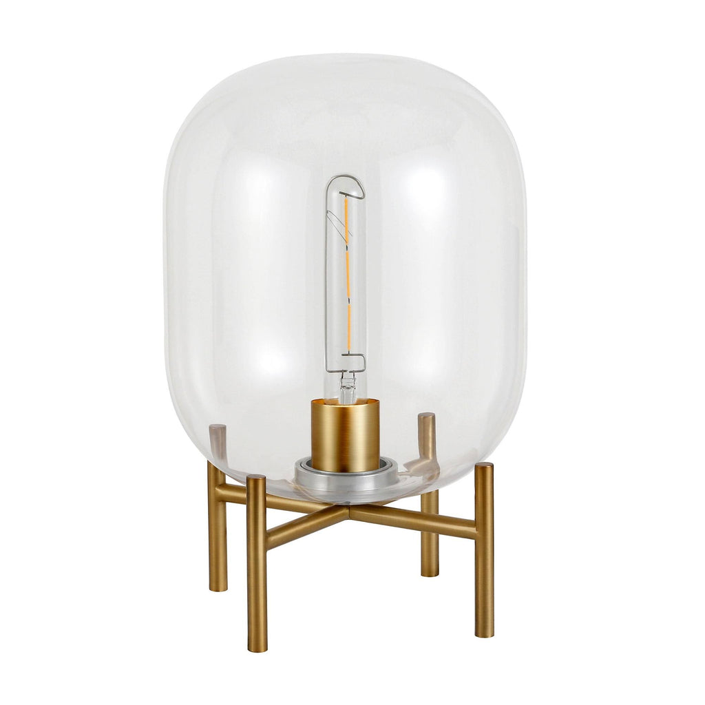 Clear Glass Globe Table Lamp P2490