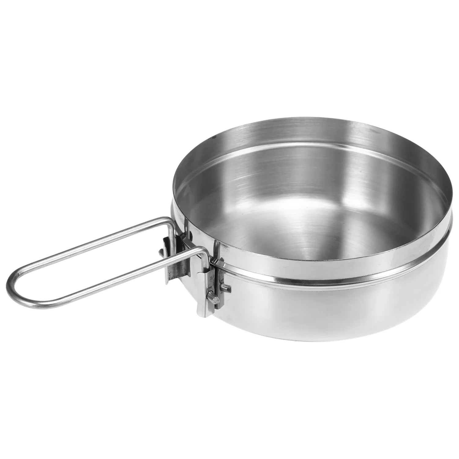 1L Stainless Steel Cooking Kettle with Foldable Handle C252005