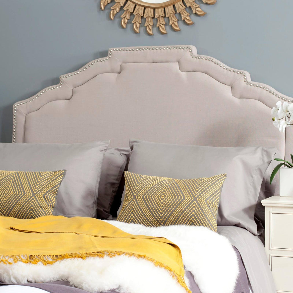 Queen Headboard in Taupe V8564