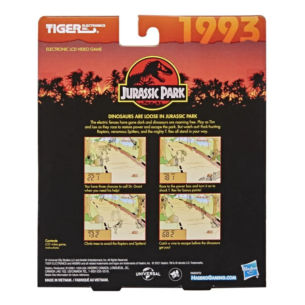 Jurassic Park Electronic LCD Video Game V41575