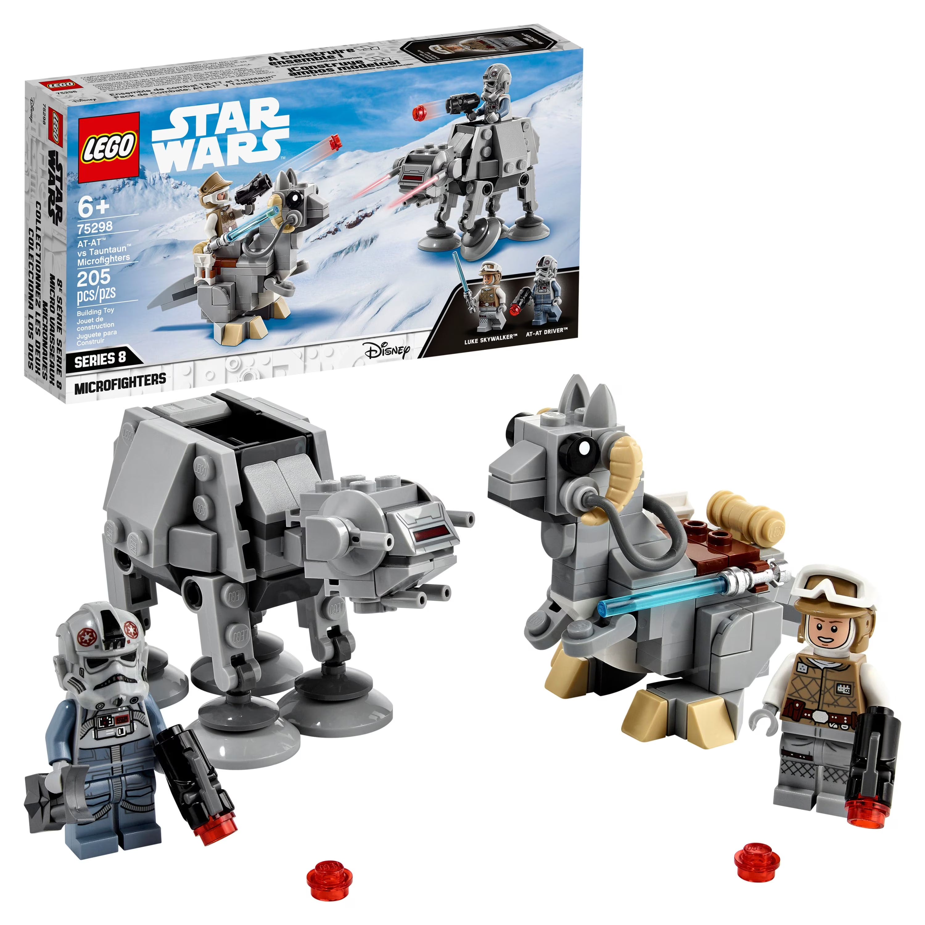 LEGO Star Wars AT-AT vs. Tauntaun Microfighters Building Toy (205 Pieces) S348
