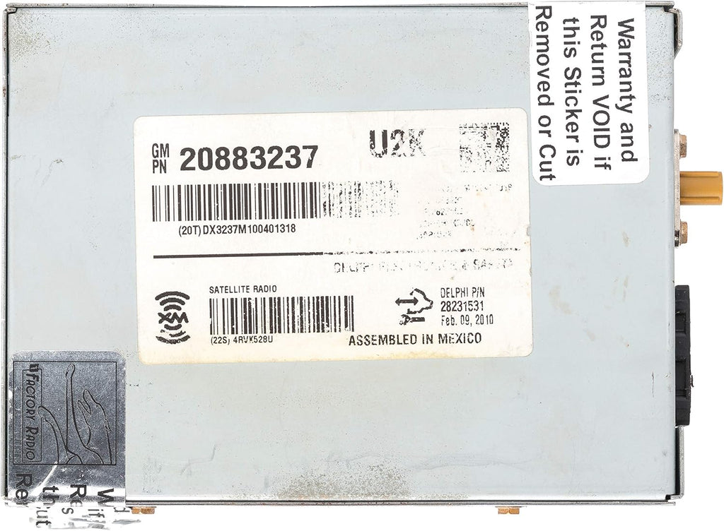 Radio Satellite Receiver Compatible With Module 2007-17 Chevrolet Tahoe Traverse Q471975