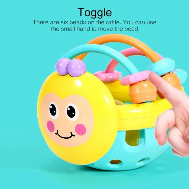 Sensory Teether Toy Silicone Rattle Ball O1098