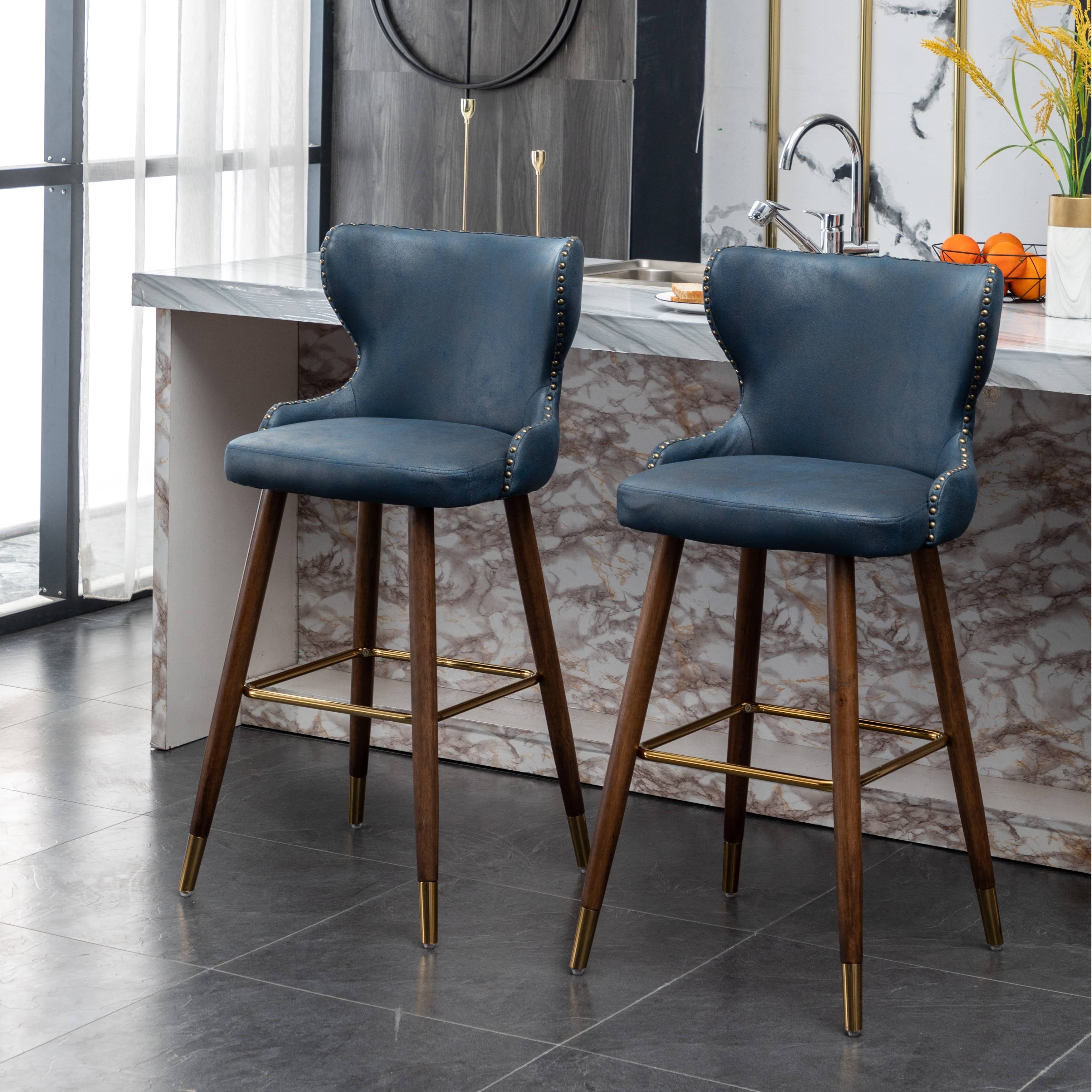 Pink Bar Stool, Set of 2 D112679