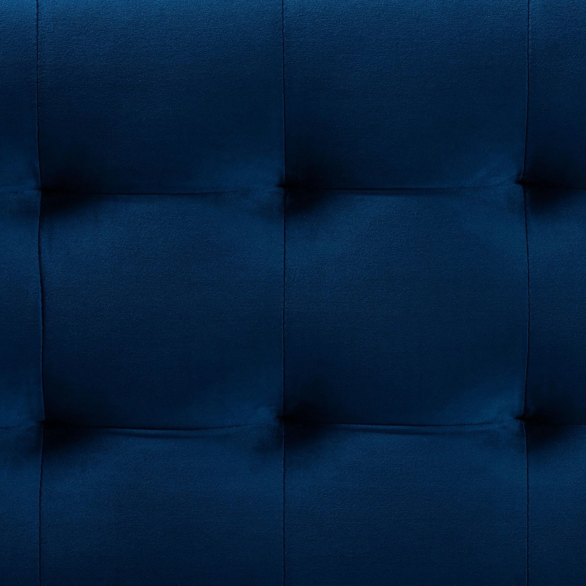 Navy Blue Velvet Storage Ottoman Bench Q516483